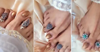 Chhath Puja 2025 Latest Toe Ring Designs( Source: Social Media)