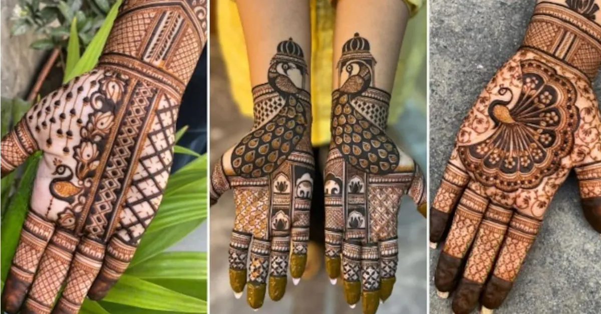 Mehndi Design For Tulsi Vivah