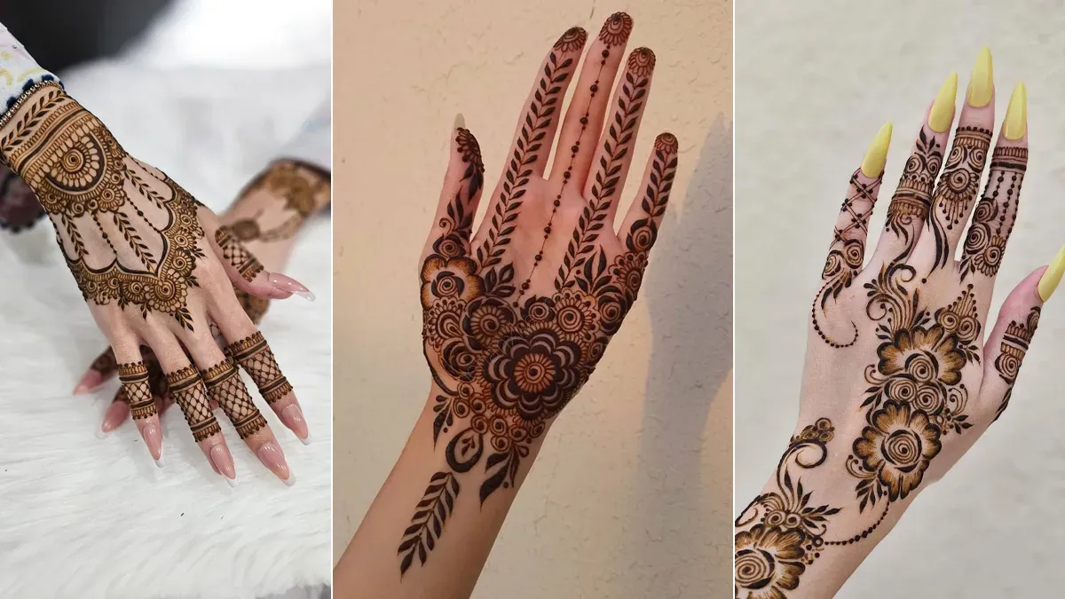 Karwa Chauth 2025 Quick Mehndi Design( Source: Social Media)