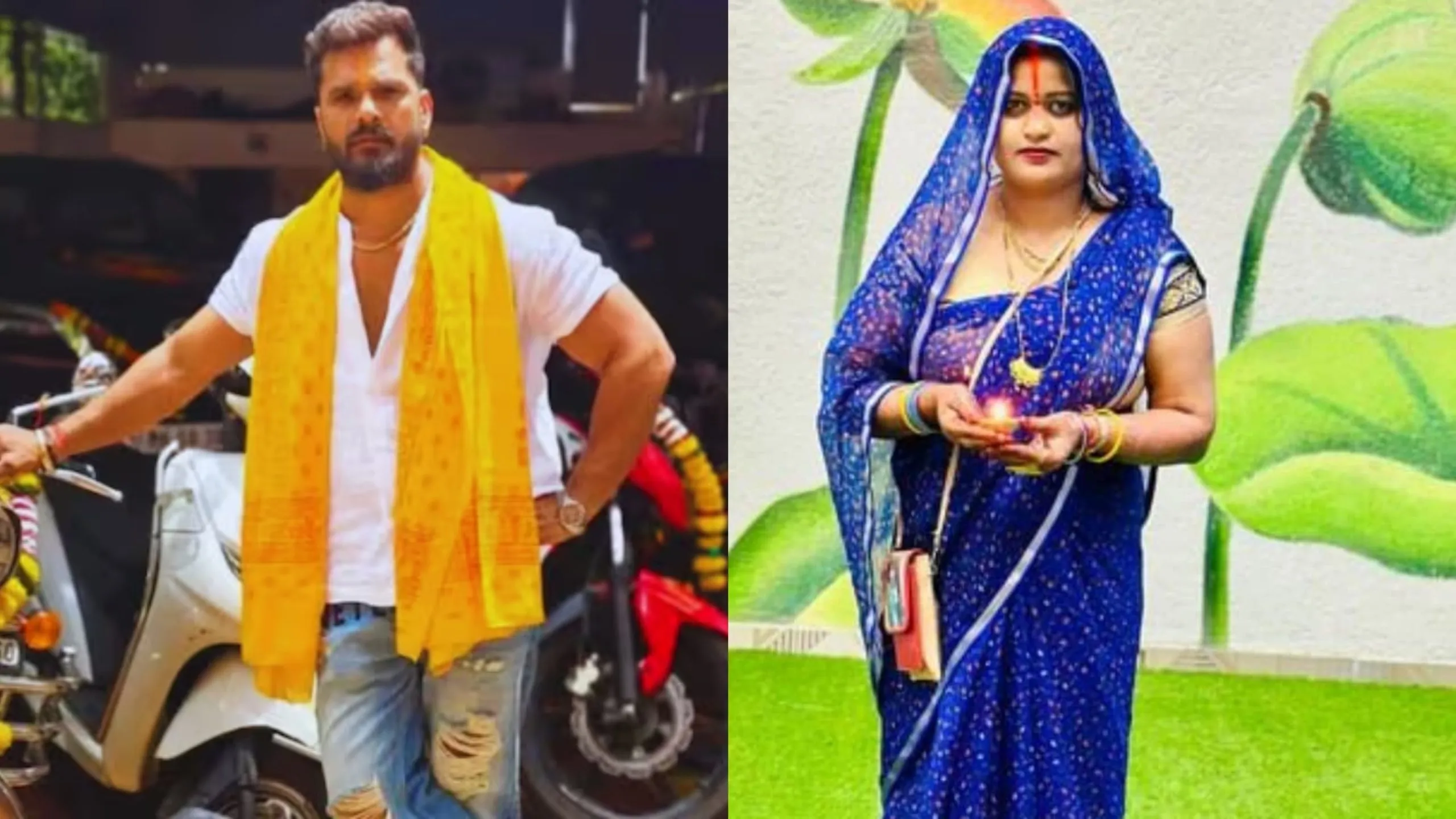 Khesari Lal Yadav Wife News