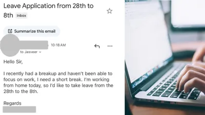 Breakup Leave Viral Story