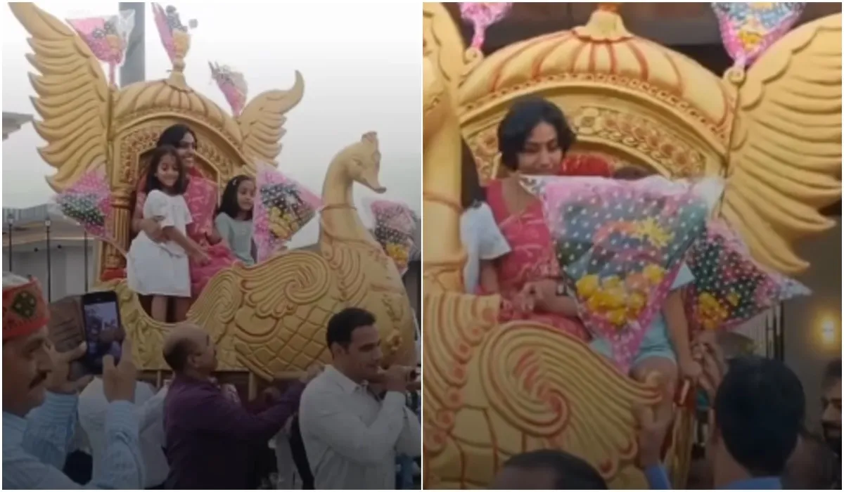 IAS Officer Golden Palanquin (Source: social media)