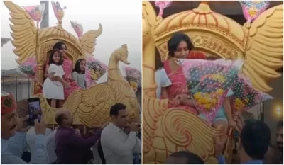 IAS Officer Golden Palanquin (Source: social media)