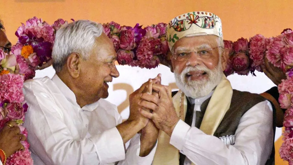 PM Modi on Bihar Result 2025 (credit S-M )