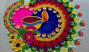 Dev Deepawali Rangoli Design