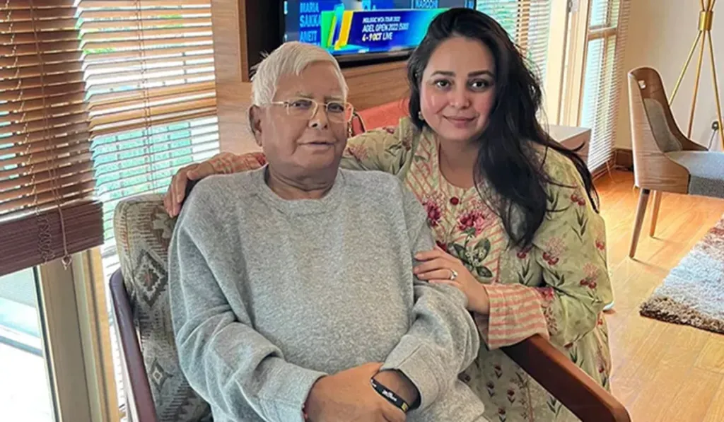 BJP attacked Lalu family