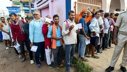 Bihar Elections Phase 1 Voting (source: social media)