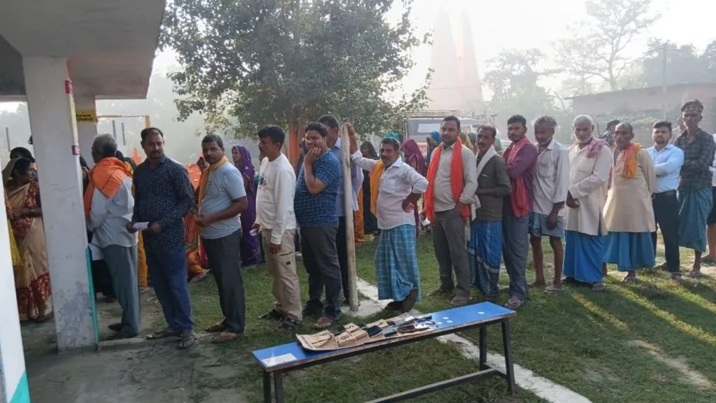 Bihar Elections Phase 1 Voting (source: social media)