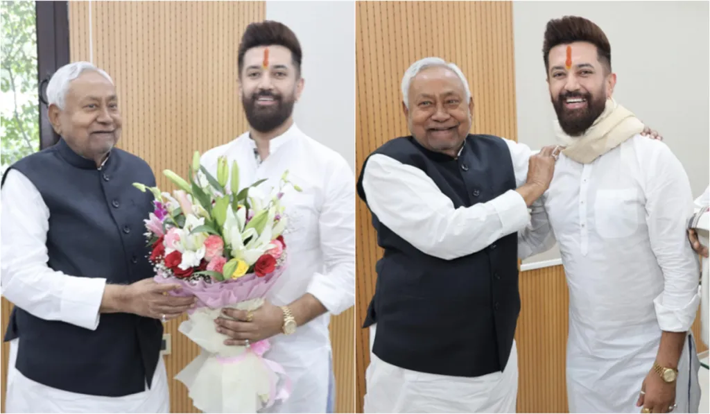 Chirag Paswan Met CM Nitish