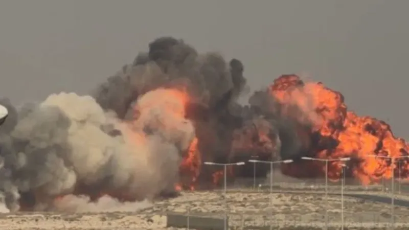 Dubai Tejas crash