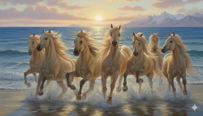 7 Horse Painting Vastu