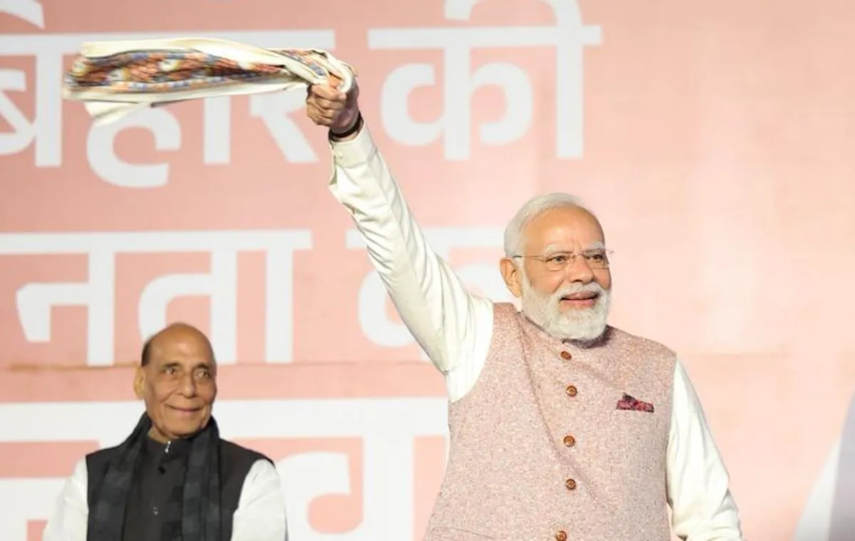 NDA की प्रचंड जीत