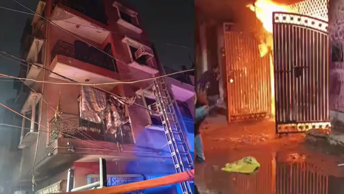 Delhi fire
