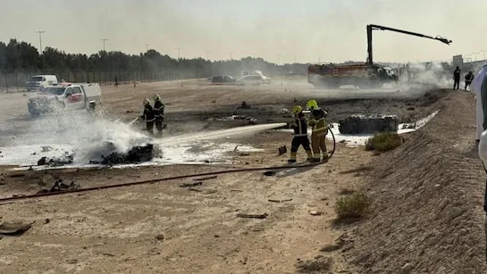 TejasDubai Tejas crash (CREDIT-SM)