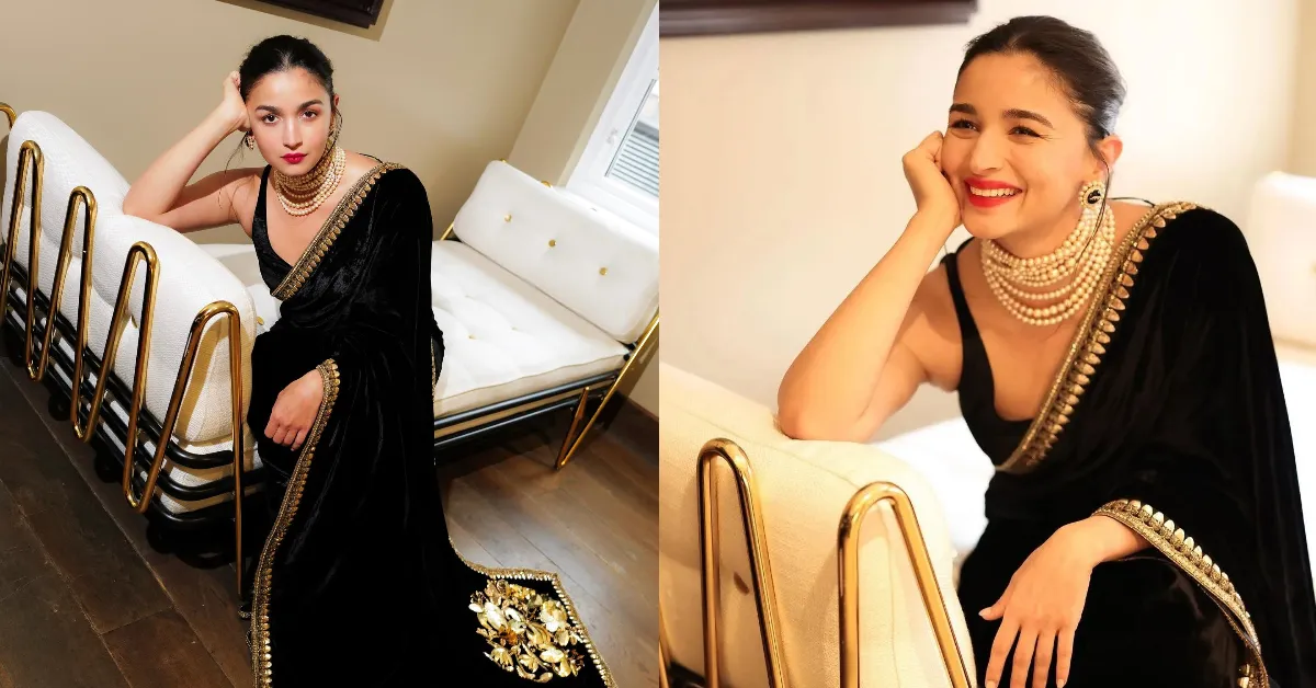 Trendy Velvet Sarees( Source: Social Media)