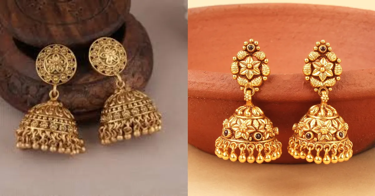 Gold Jhumka Design( Source: Social Media)