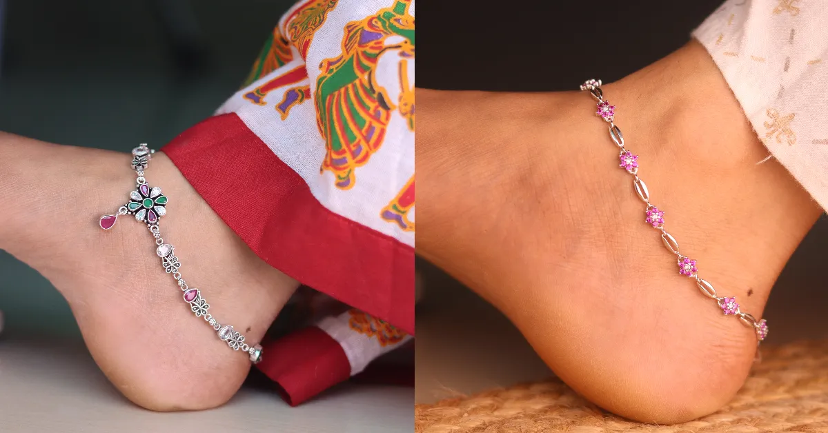 Silver Payal Design