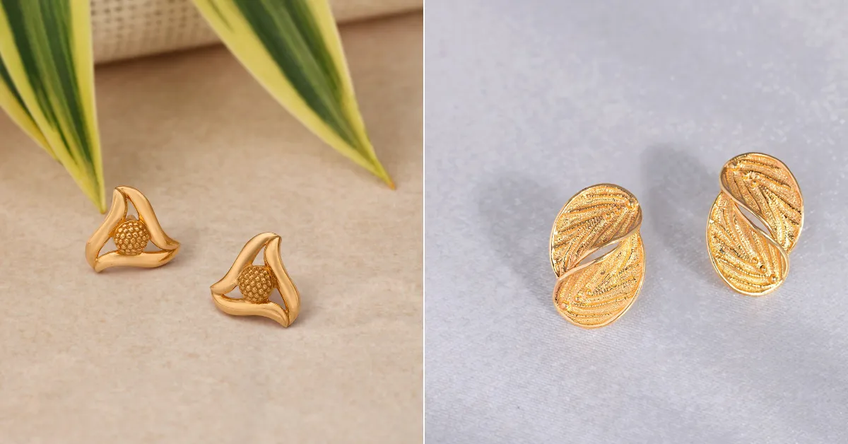 Gold Earrings Designs For Daily Use( Source: Social Media)