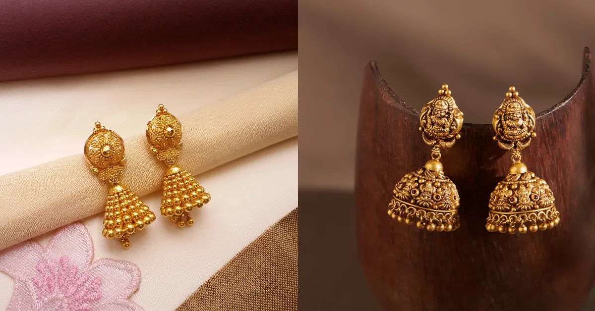 Gold Earrings Designs For Daily Use( Source: Social Media)