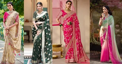 Trendy Silk Saree Designs