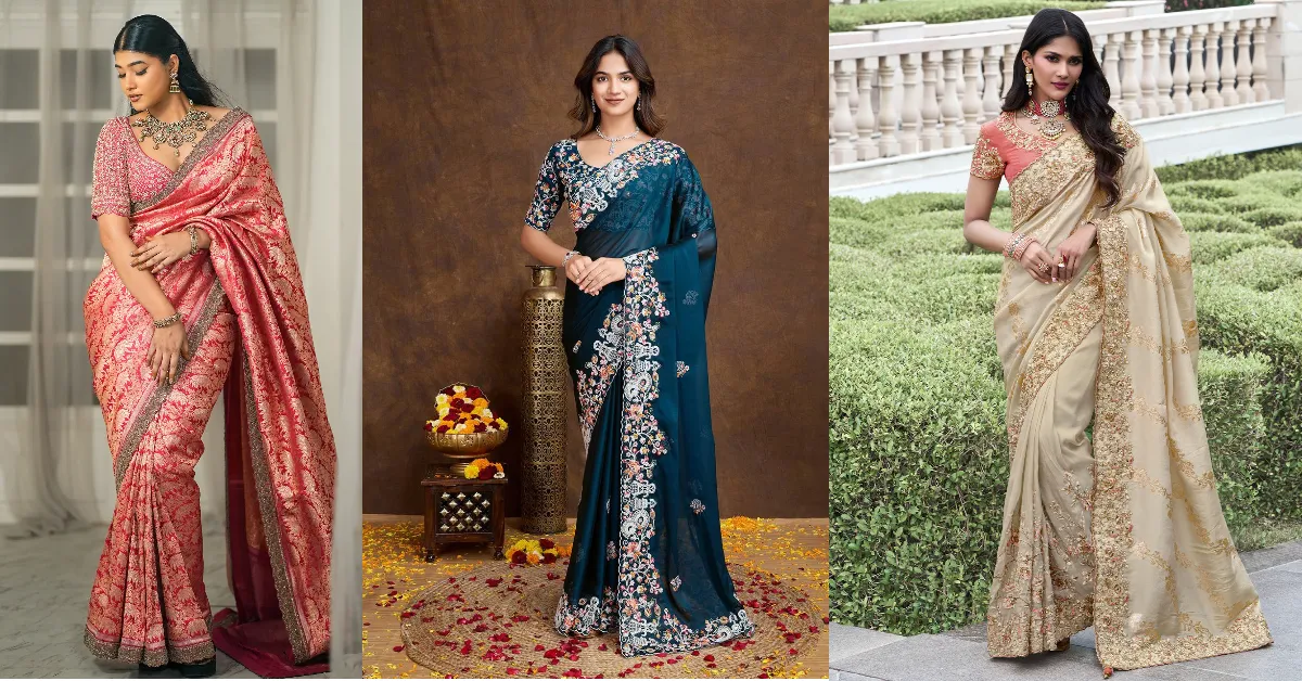Trendy Silk Saree Designs