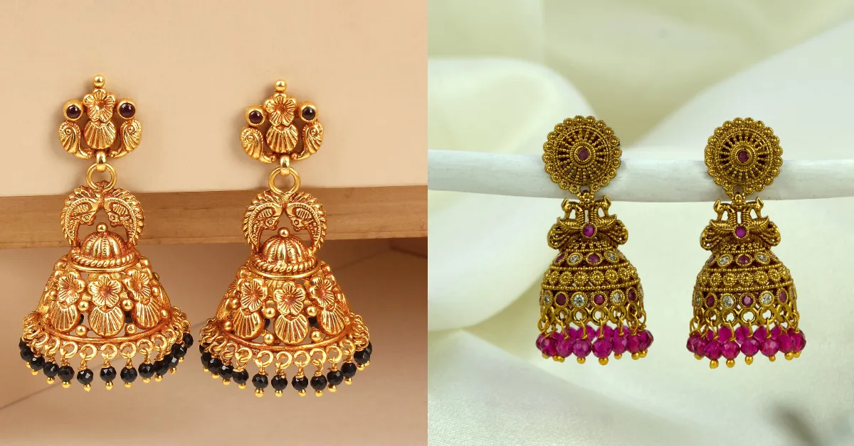 Bridal Gold Jhumka Design( Source: Social Media)