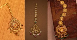 Bridal Pure Gold Maang Tikka Design