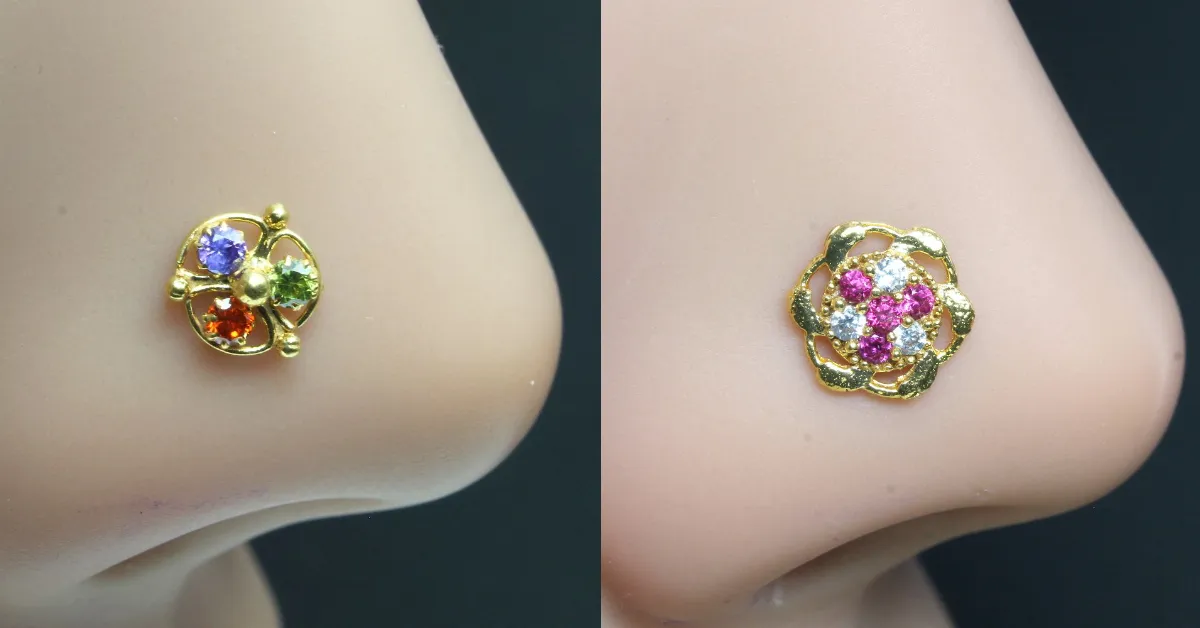 Latest Gold Nose Pin Design( Source: Social Media)
