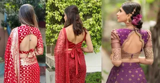 Latest Backless Blouse Designs