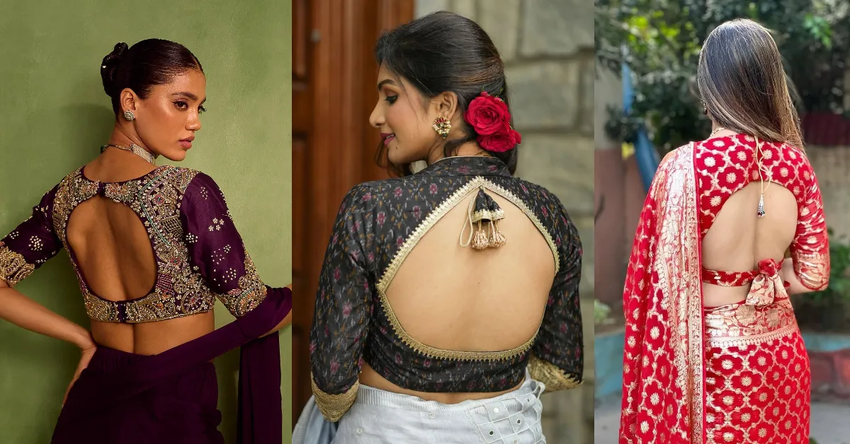 Latest Backless Blouse Designs( Source: Social Media)