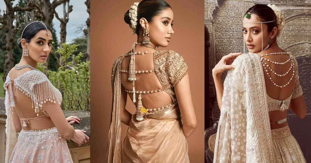 Latest Backless Blouse Designs( Source: Social Media)