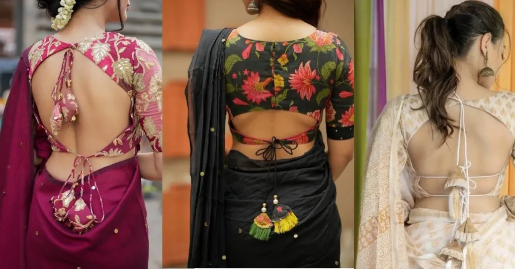 Best 5 Latest Backless Blouse Design: टेलर भैया से सिलवाएं डोरी वाले