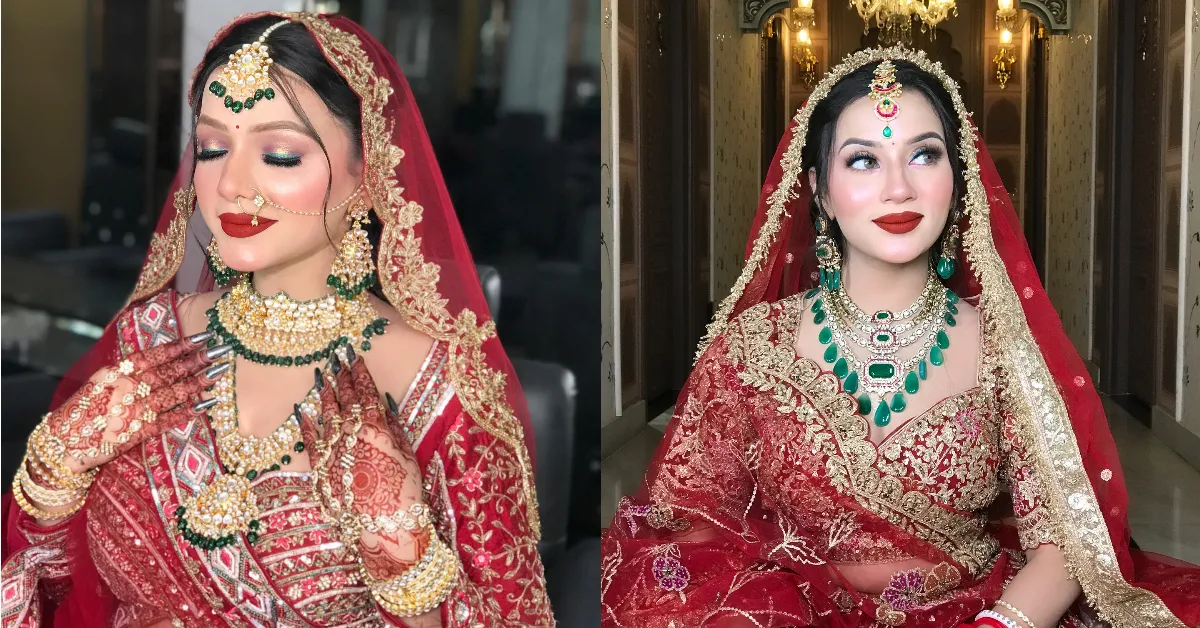 Green Jewellery Designs for Bride