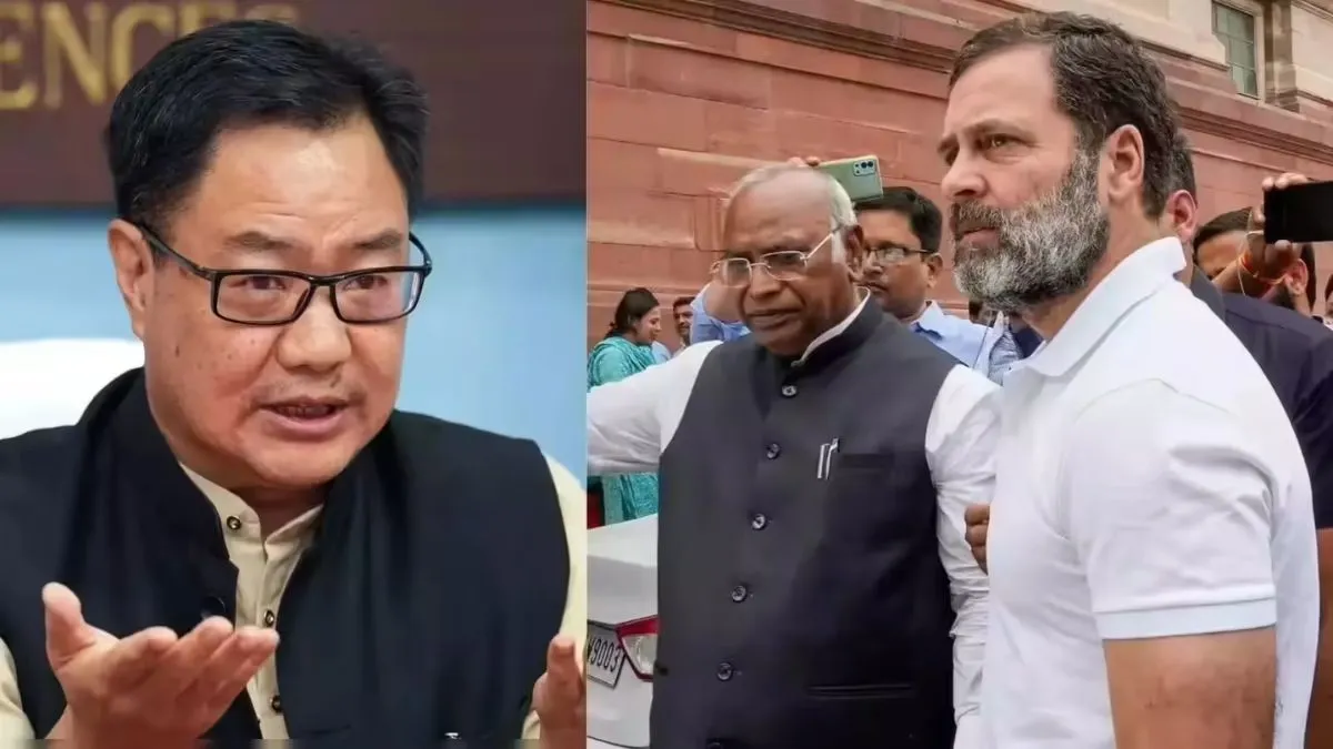 Kiren Rijiju Statement on Rahul,(source: social media)