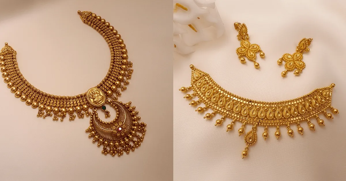 22 Carat Gold Necklace Designs 2025