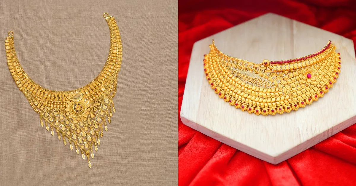 22 Carat Gold Necklace Designs 2025( Source: Social Media)