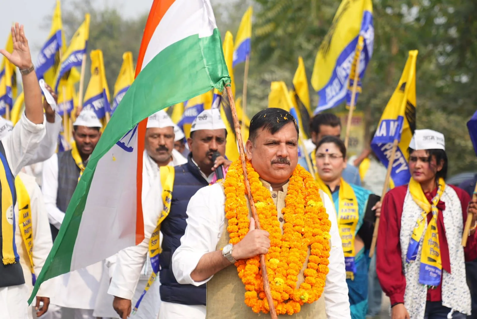 AAP Leader Sanjay Singh