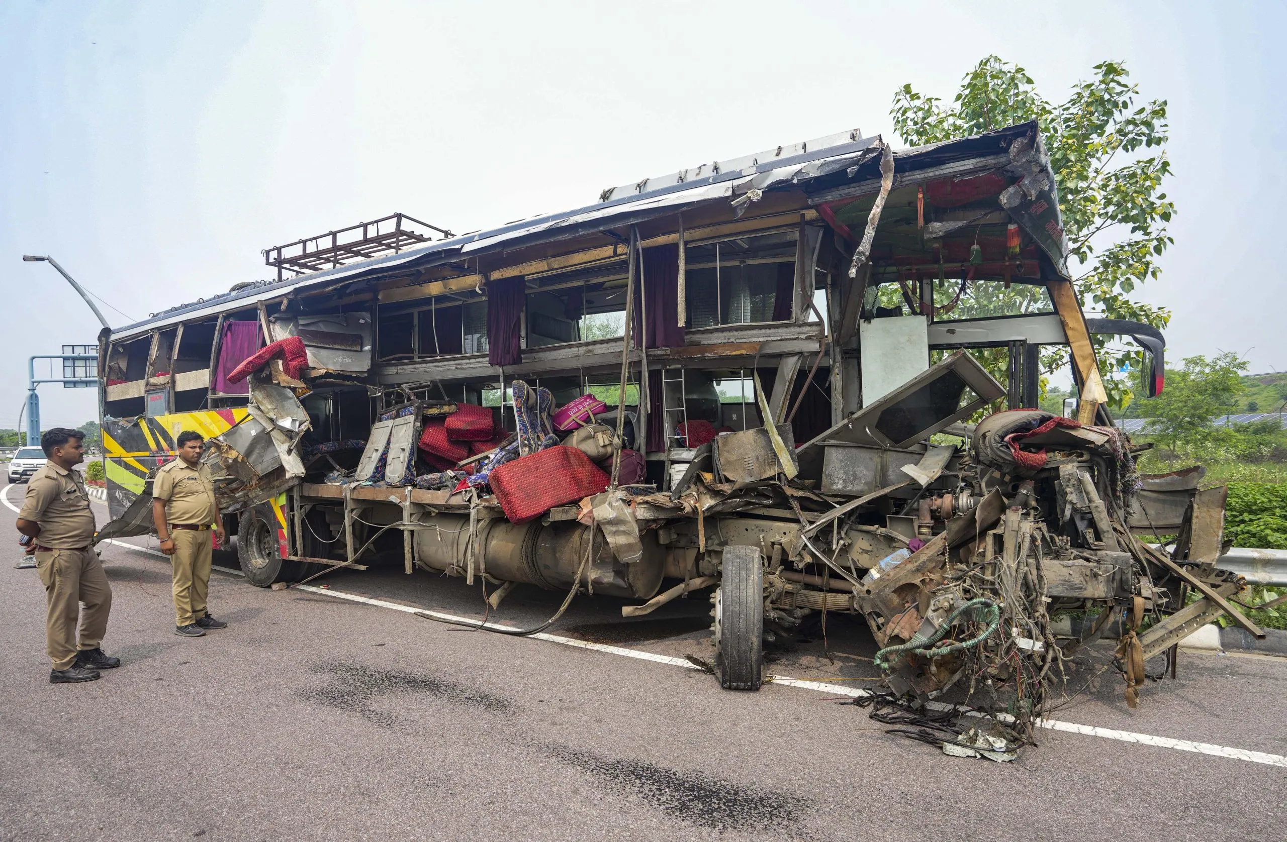 Yamuna Expressway Bus Accident Updates