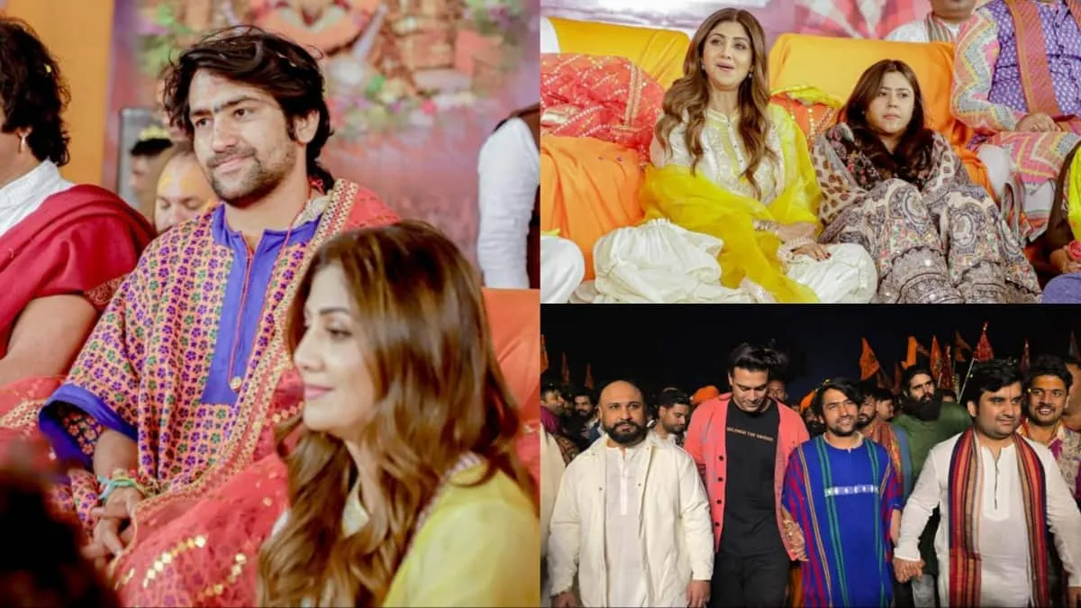 Bollywood stars in Padyatra- Source : Social Media