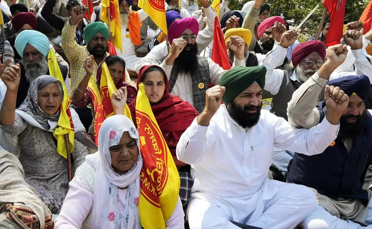 Shambhu Border Farmers (credit S-M )
