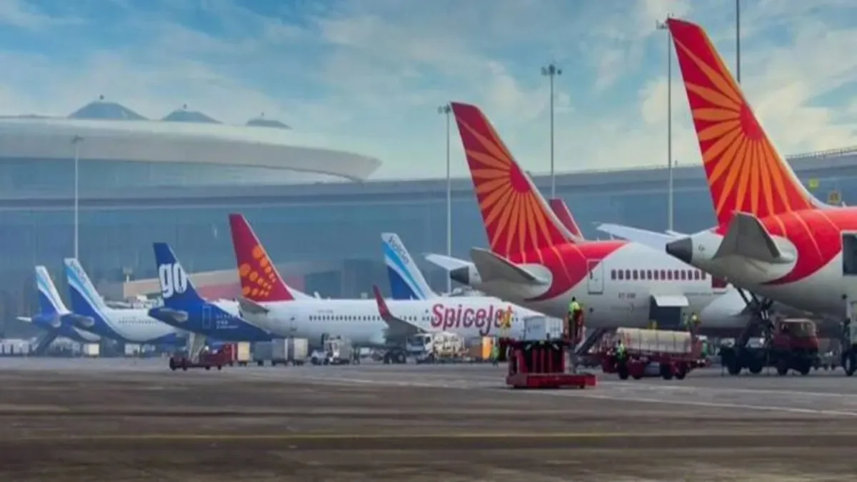 Delhi Airport Flight Disruption (source: social media)