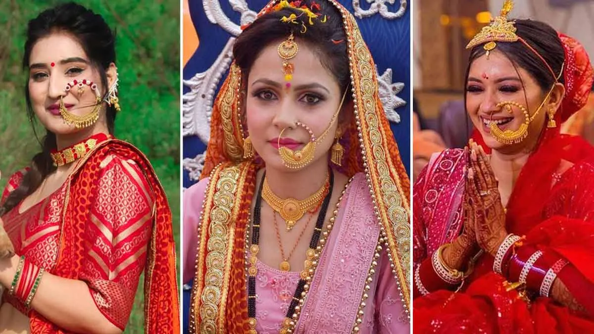 Gold Pahadi Nath Design( Source: Social Media)