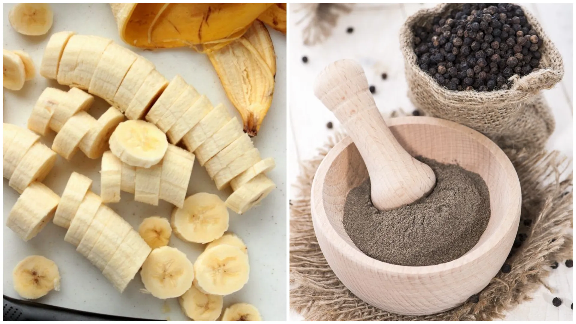 Banana aur Black Pepper Benefits