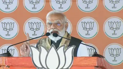 PM Modi on Bihar Result 2025 (credit S-M )