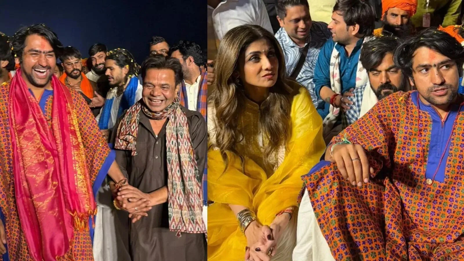 Bollywood stars in Padyatra- Source : Social Media
