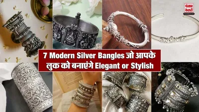 Modern Silver Bangles Design