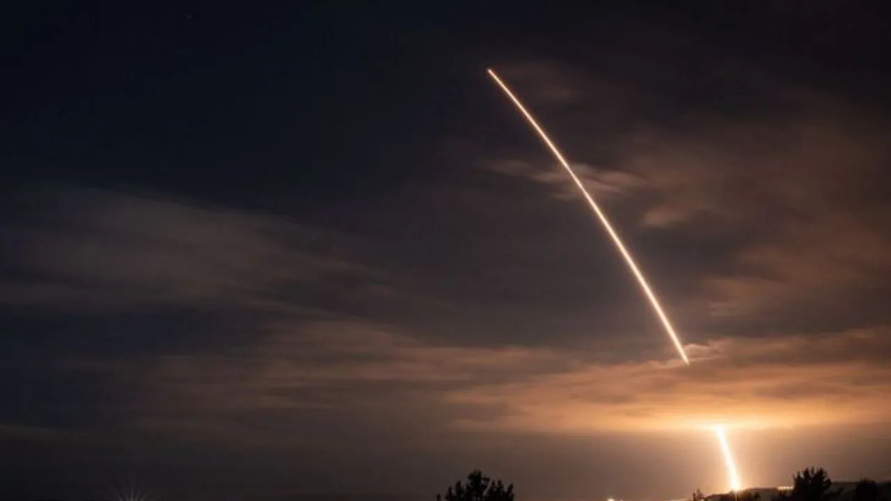 US Tests Minuteman III ,(source: social media)