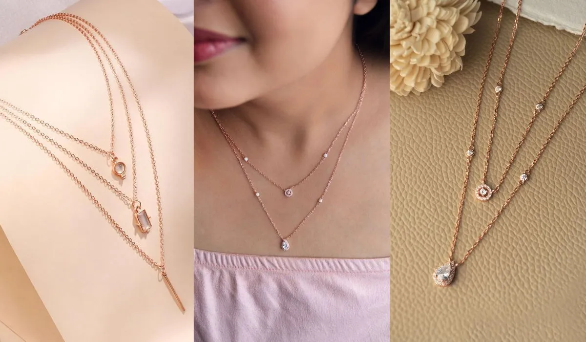 Latest Multi Layer Gold Chain Design