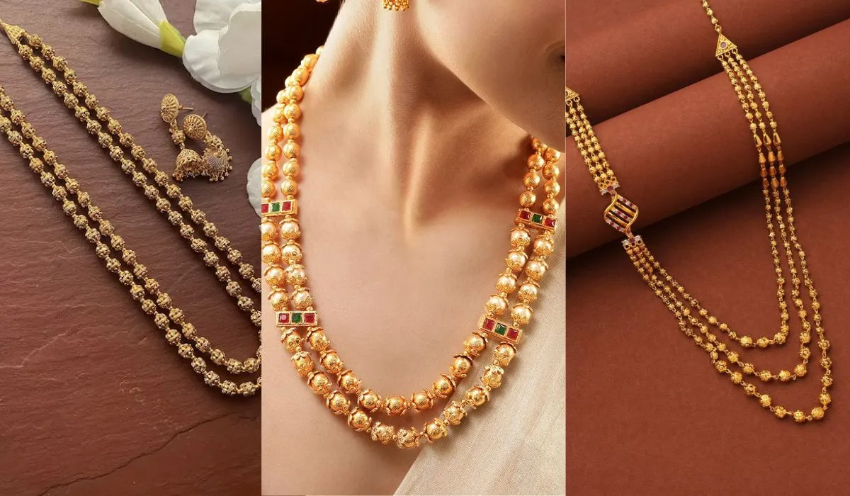 Latest Multi Layer Gold Chain Design