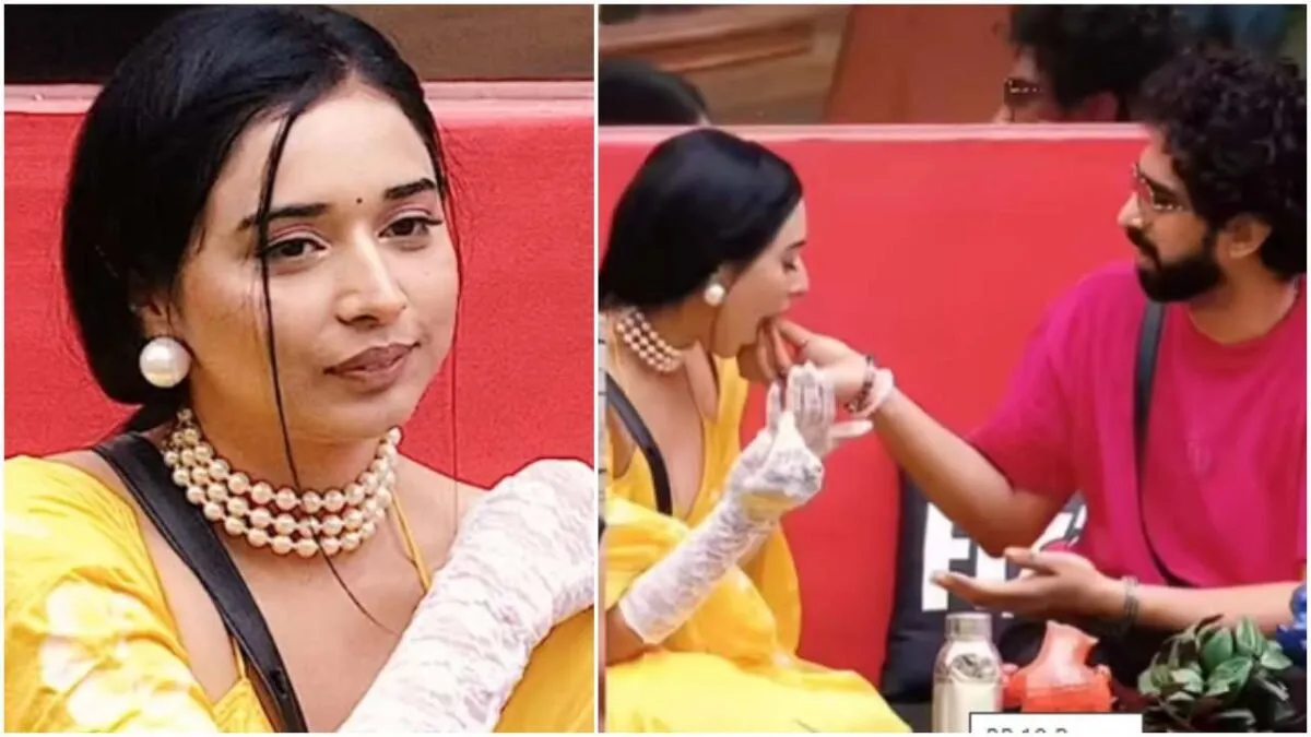 Tanya Mittal Kisses Amaal Malik - Source : Social Media